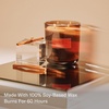 image:imagePF Candle Co Milky Santal Luxury DoubleWick 100 Soy Candle 13 oz 60 Hour Burn Time Cotton Wick Premium Fragrance Oil Made in The USA13 oz