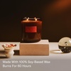 image:imagePF Candle Co Milky Santal Luxury DoubleWick 100 Soy Candle 13 oz 60 Hour Burn Time Cotton Wick Premium Fragrance Oil Made in The USA13 oz